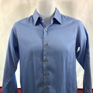 Calvin Klein Men's Light Blue LSleeved Dress Shirt